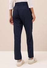 Load image into Gallery viewer, Cecil Casual Navy Trousers 379531
