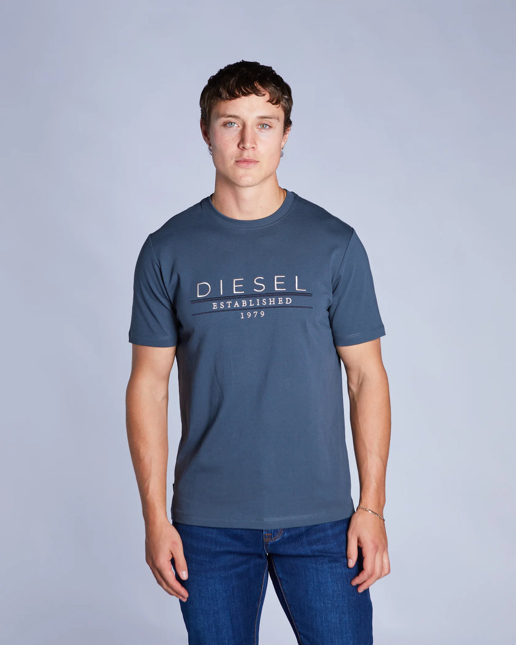 Diesel  Duncan Tee Petrol Blue T-shirt T25556MO