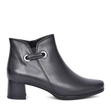 Load image into Gallery viewer, Gabor Black Leather Ankle Boot 52.827.57
