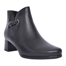 Load image into Gallery viewer, Gabor Black Leather Ankle Boot 52.827.57
