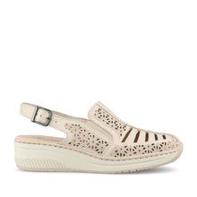Load image into Gallery viewer, Rieker Beige Slingback Wedges 48763-60
