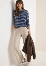 Load image into Gallery viewer, Cecil Striped Funnel Neck Top 324664/27473
