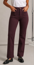 Load image into Gallery viewer, Aisling wine jeans

