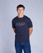 Load image into Gallery viewer, Diesel Duncan Tee Salute Navy T-shirt T25556MO
