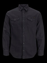 Load image into Gallery viewer, Jack &amp; Jones Black Denim Shirt 12138115
