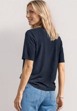 Load image into Gallery viewer, Street One Navy T-Shirt 325608
