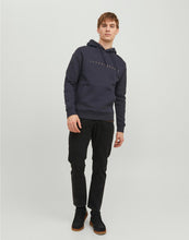 Load image into Gallery viewer, Jack &amp; Jones Navy Hoodie 12233972
