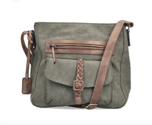 Load image into Gallery viewer, Rieker Green and Brown Handbag H1340-54
