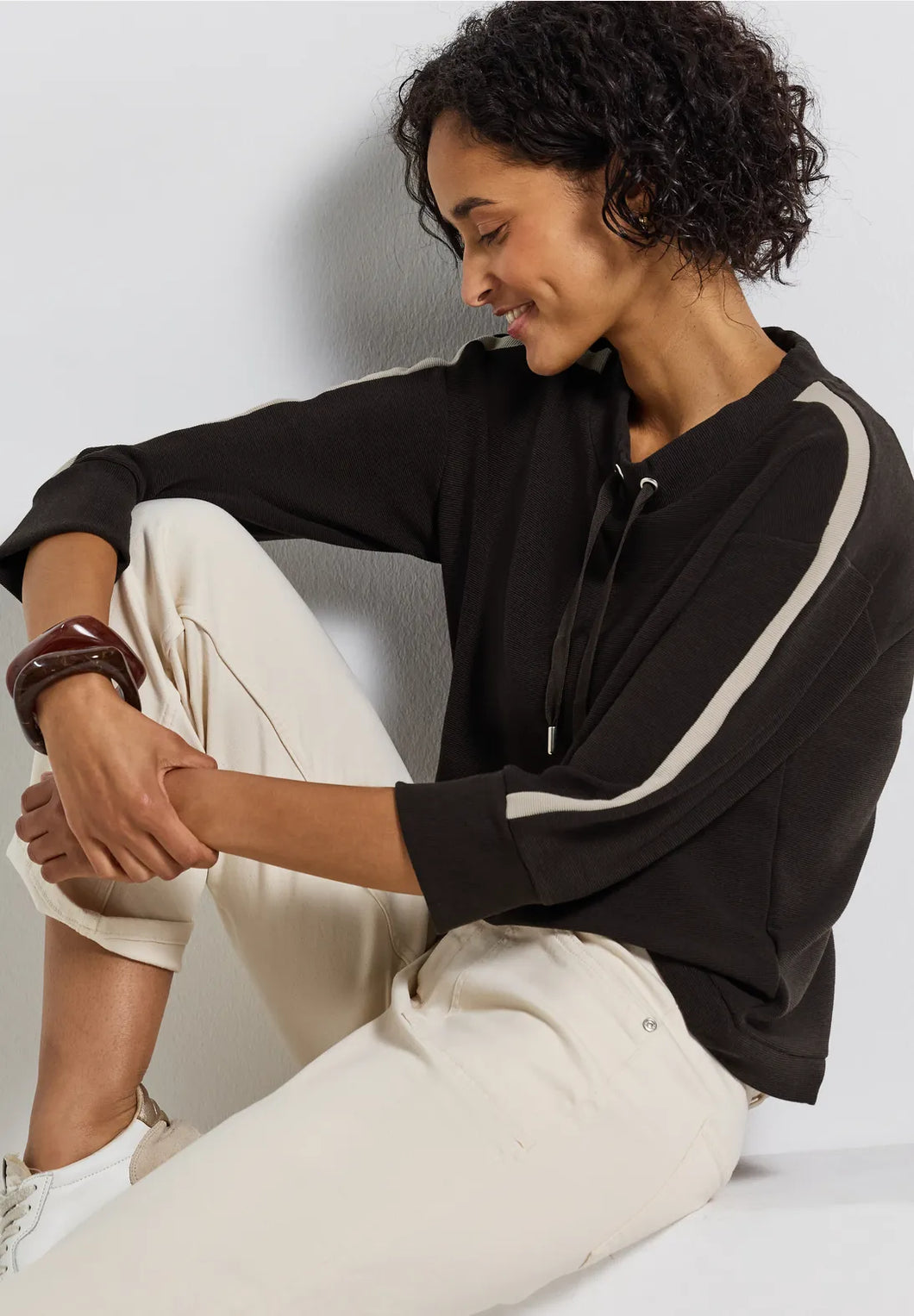 Street One Chocolate brown Sweater324004