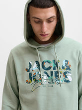 Load image into Gallery viewer, Jack&amp;Jones Iceberg Green Hoodie 12279119
