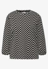 Load image into Gallery viewer, Street One Patterened Jacquard Shirt 324270
