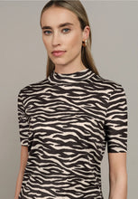 Load image into Gallery viewer, Street One Zebra Print Top 324030
