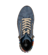 Load image into Gallery viewer, Rieker Blue Ankle Boot N1305-14
