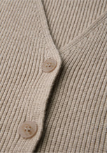 Load image into Gallery viewer, Street One Beige Sleeveless Cardigan 254020
