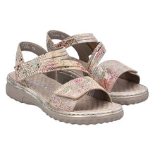 Load image into Gallery viewer, Rieker Multicolour Sandal 60464-90
