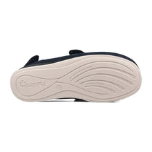 Load image into Gallery viewer, Padders Navy Enfold Slipper 427W/24

