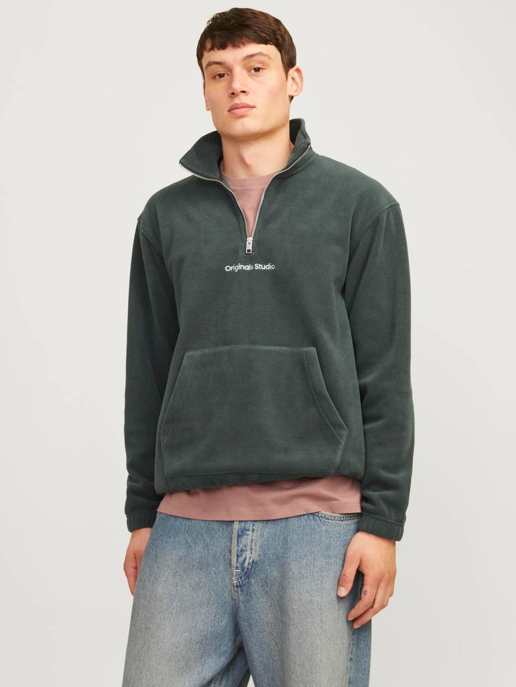 Jack & Jones Forest Green Fleece 12262981x