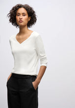 Load image into Gallery viewer, Street One Long Sleeve Shirt (off-white) 324251
