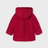 Load image into Gallery viewer, Mayoral Girls Red Shearling Coat 2416
