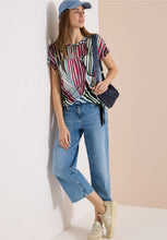 Load image into Gallery viewer, Cecil mesh insert T shirt 325300
