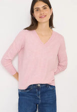 Load image into Gallery viewer, Cecil Pink V-Neck jumper 303545
