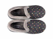 Load image into Gallery viewer, Padders Repose Charcoal Slippers 406/1576
