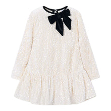 Load image into Gallery viewer, Mayoral  Cream Sequin Dress 4931
