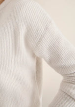 Load image into Gallery viewer, Cecil Light Beige Ribbed Cardigan 254056

