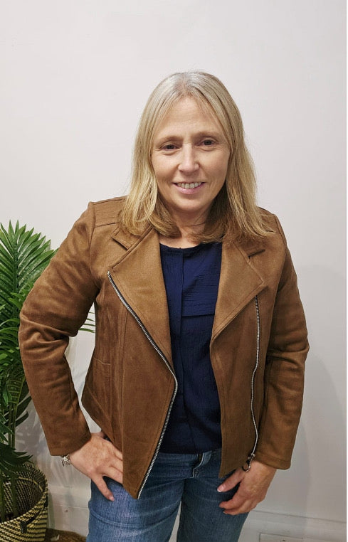 Maxine suede jacket