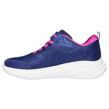 Load image into Gallery viewer, Sketchers Girls Navy Sneaker 303557L/NVY
