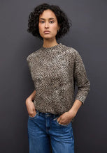 Load image into Gallery viewer, Street One Printed Turtle Neck Top 324183
