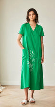 Load image into Gallery viewer, Peruzzi Rubber Print Dress  Emerald S26191

