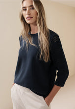 Load image into Gallery viewer, Street One Navy Top 324794
