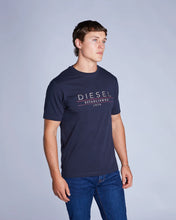 Load image into Gallery viewer, Diesel Duncan Tee Salute Navy T-shirt T25556MO
