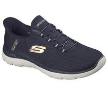 Load image into Gallery viewer, Sketchers Navy Arch Fit Slip Ins 233177/NVYL
