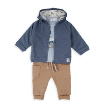Load image into Gallery viewer, Babybol Baby Boy&#39;s Three Piece Set 250845 Colour- Azure
