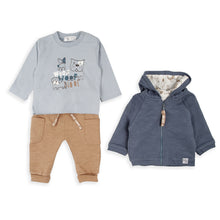 Load image into Gallery viewer, Babybol Baby Boy&#39;s Three Piece Set 250845 Colour- Azure
