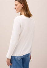 Load image into Gallery viewer, Cecil White Long Sleeve Tunic 323893
