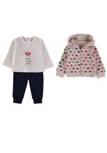 Load image into Gallery viewer, Babybol Girls 3-Piece Outfit 261004
