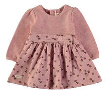 Load image into Gallery viewer, Babybol Girls Knit and Floral Dress 261015
