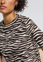 Load image into Gallery viewer, Street One Zebra Print Top 324030
