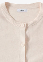 Load image into Gallery viewer, Cecil oat milk beige cardigan 252968/16835
