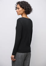 Load image into Gallery viewer, Street One Long Sleeve Shirt (black)324251
