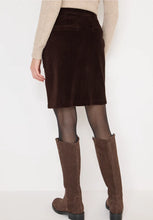 Load image into Gallery viewer, Cecil soft corduroy skirt 361836 (brown)
