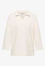 Load image into Gallery viewer, Cecil Vanilla White Structured Poloshirt 324648/13474
