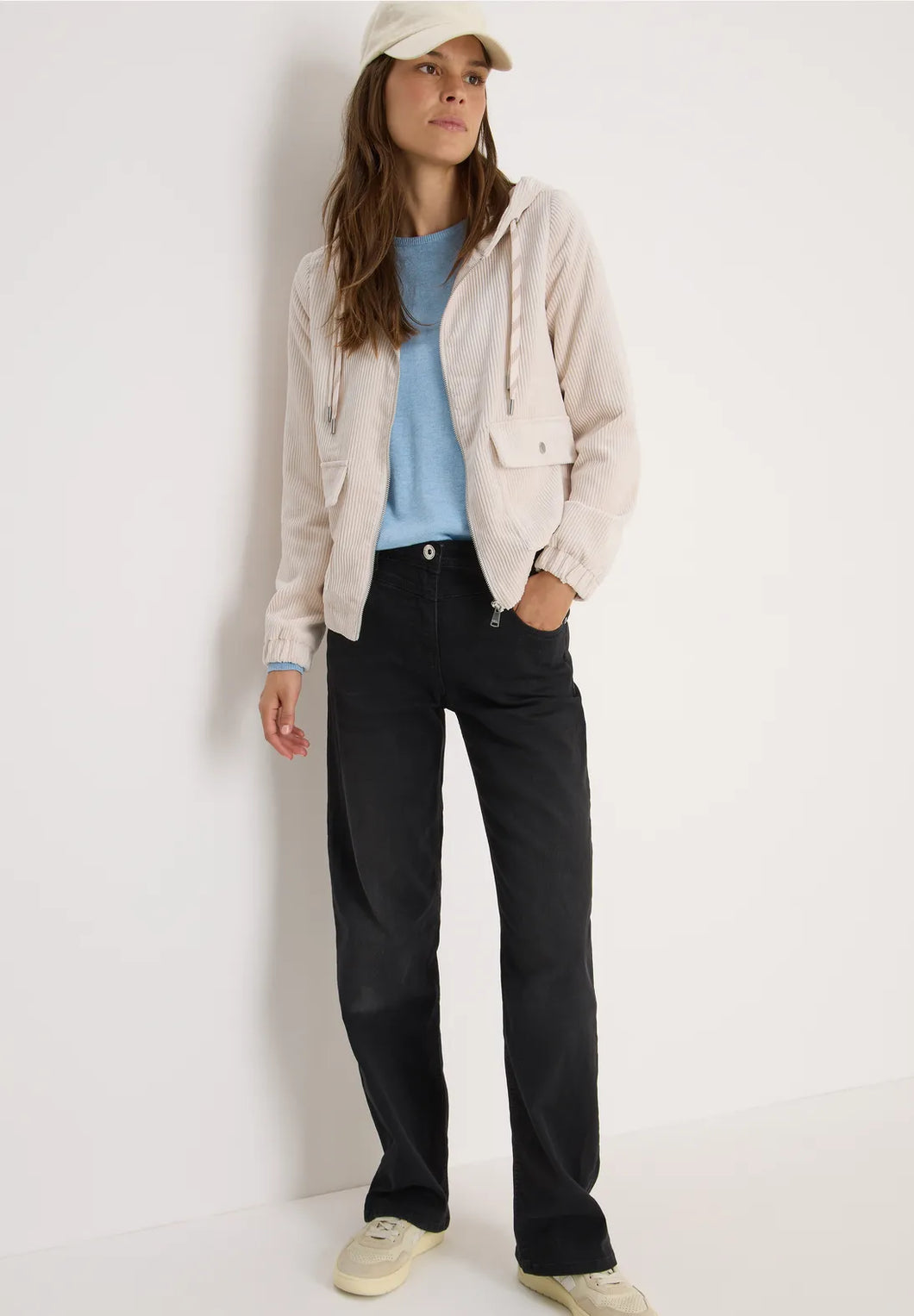 Cecil Cream Cord Jacket 212798