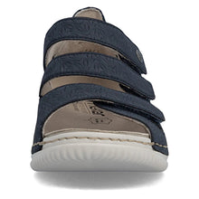 Load image into Gallery viewer, Rieker Navy Sandal V7451-14
