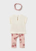 Mayoral 3 piece leggings set with headband 1750