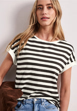 Load image into Gallery viewer, Street One Stripped T-Shirt 325059
