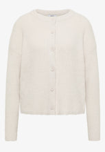 Load image into Gallery viewer, Cecil Light Beige Ribbed Cardigan 254056
